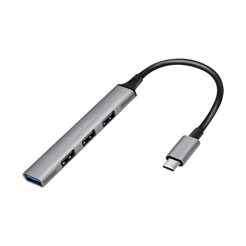 Pasywny LogiLink 4-portowy USB-C - 1xUSB-A 3.2 3xUSB-A 2.0
