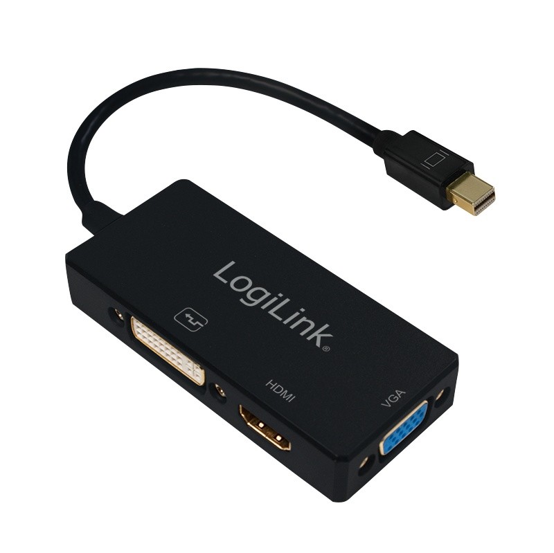 LogiLink mini DisplayPort - HDMI/DVI/DisplayPort