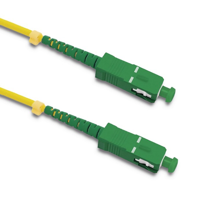 Jednomodowy Patchcord światłowodowy SC/APC - SC/APC | Singlemode | 9/125 | G652D | Simplex | 2m
