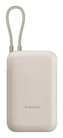 Xiaomi 10000 mAh z wbudowanym kablem beżowy