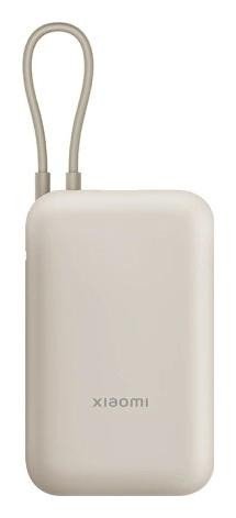 Xiaomi 10000 mAh z wbudowanym kablem beżowy