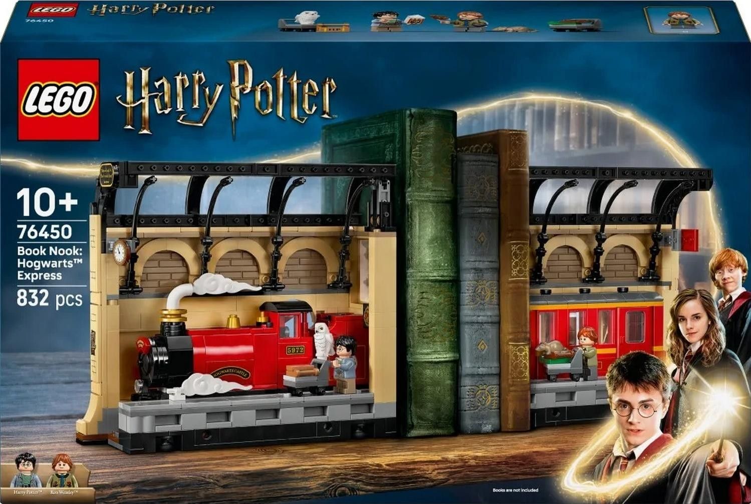 Klocki konstrukcyjne LEGO Harry Potter 76450 Book Nook: Ekspres Do Hogwartu