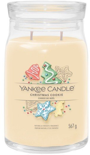 Świeczka duża Yankee Candle Signature Christmas Cookie Świeca Duża 567g