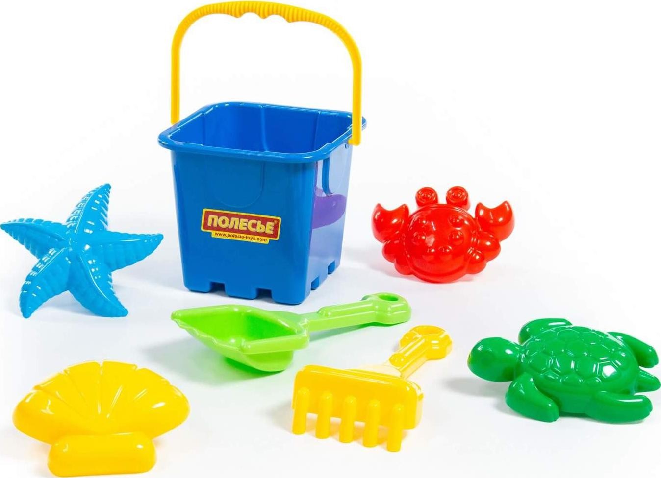 Wiaderko,zestaw foremek Polesie 35523 Zestaw do piasku nr 290