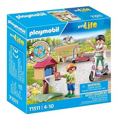 Klocki konstrukcyjne Playmobil My Life 71511 Wymiana książek