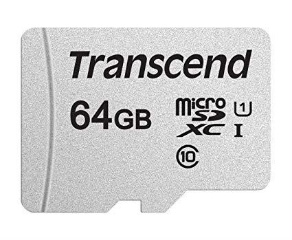 Transcend microSDXC 64GB/C10 TS64GUSD300S