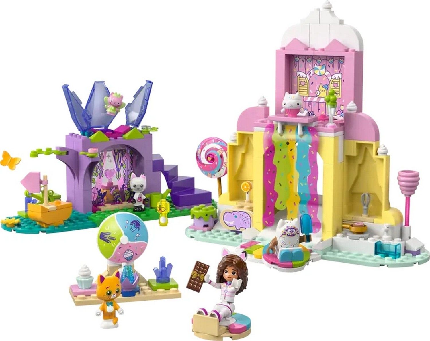 Klocki konstrukcyjne LEGO Koci Domek Gabi 11205 Łakociowa Góra i Kiciowy Ogródek