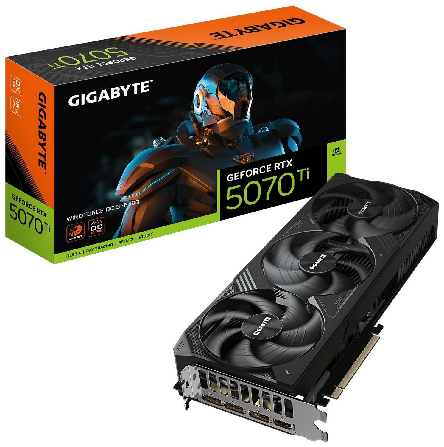 Gigabyte GeForce RTX 5070 Ti WINDFORCE OC SFF 16GB DLSS 4