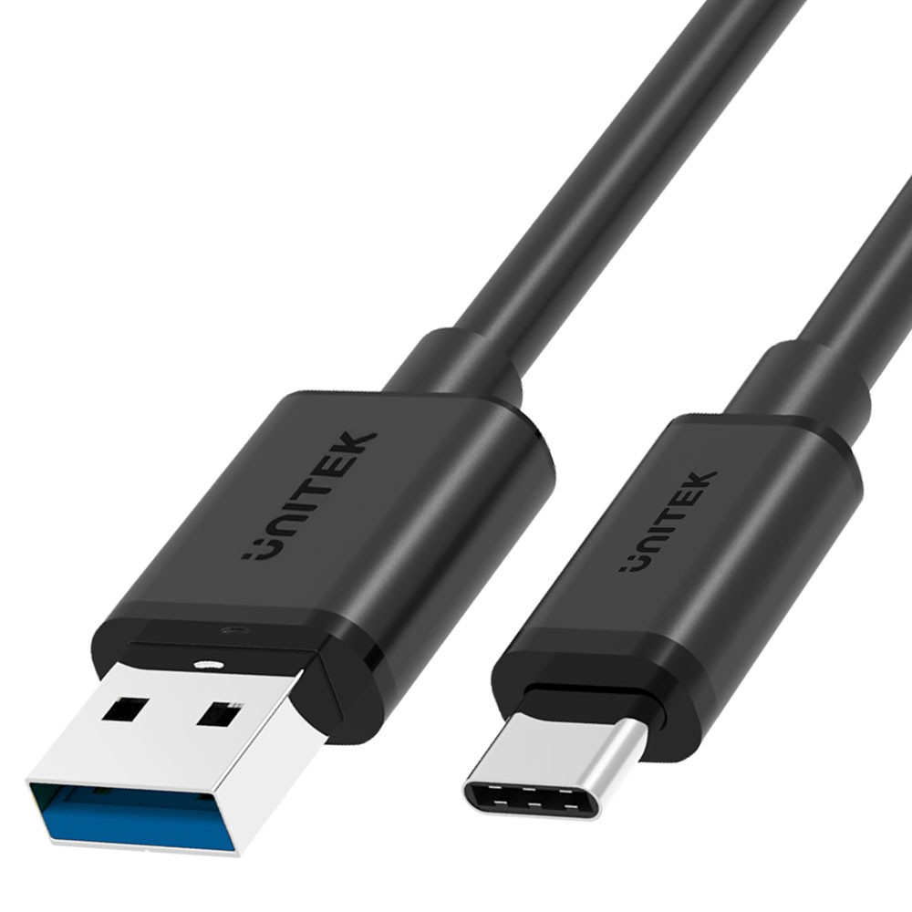 Unitek USB-A - USB-C 1.0m czarny