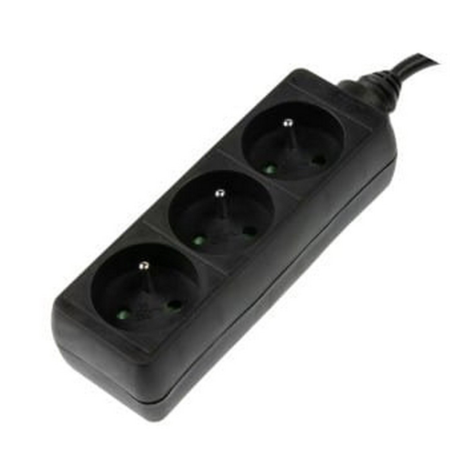 Hama Standard 3 gniazda 1,5m, czarna