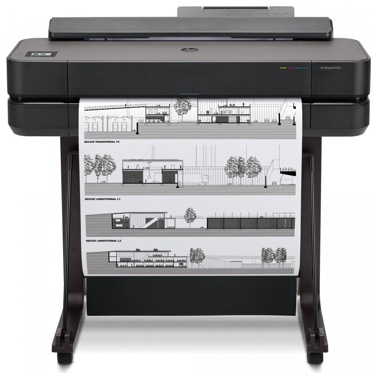 Kolorowa Ploter HP DesignJet T650 24-in Printer