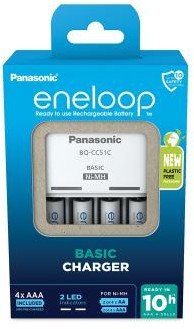 Panasonic Basic + 4x AAA Eneloop 800 mAh