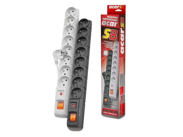 Acar S8 8 gniazd 3.0m