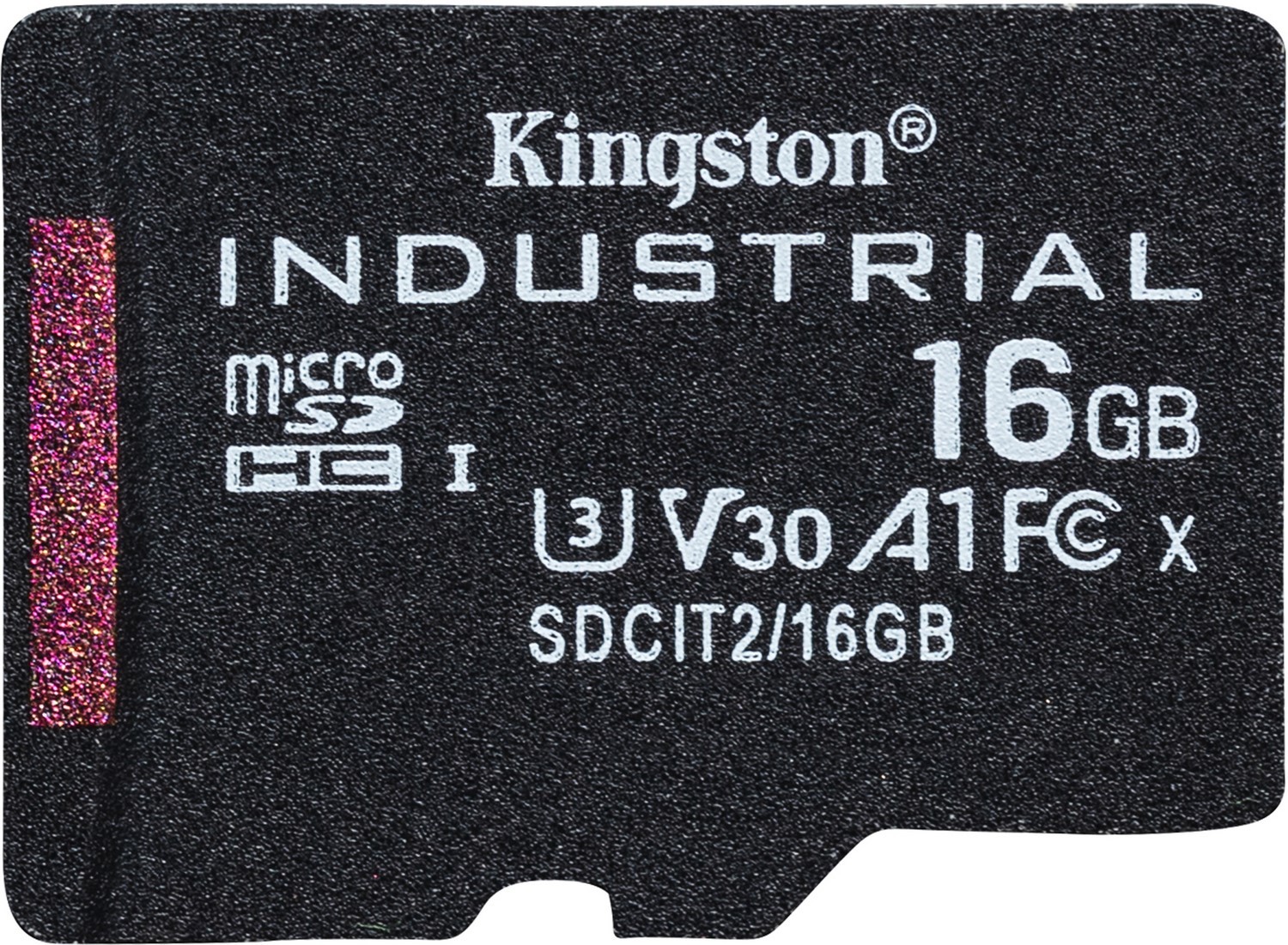 Kingston Industrial microSDHC 16GB Class 10 A1 pSLC + SD Adapter