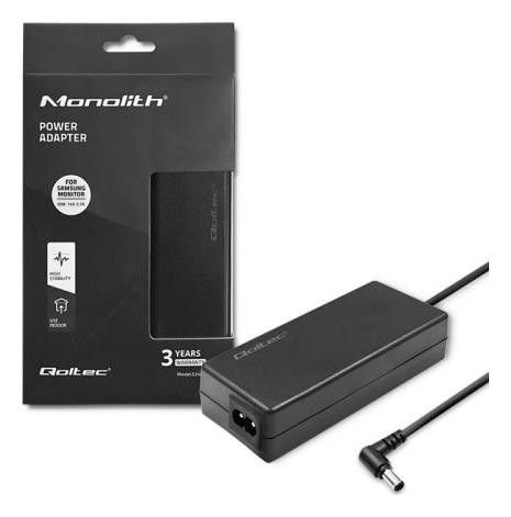Zamiennik Qoltec Zasilacz sieciowy do monitora Samsung 30W | 14V | 2.1A | 6.5*4.4 + pin