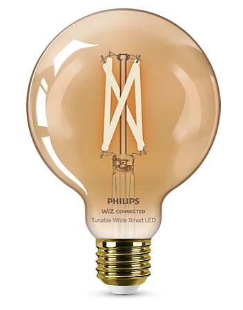 Philips Smart filament bursztynowa E27 G95 7 W (50 W), WW-CW