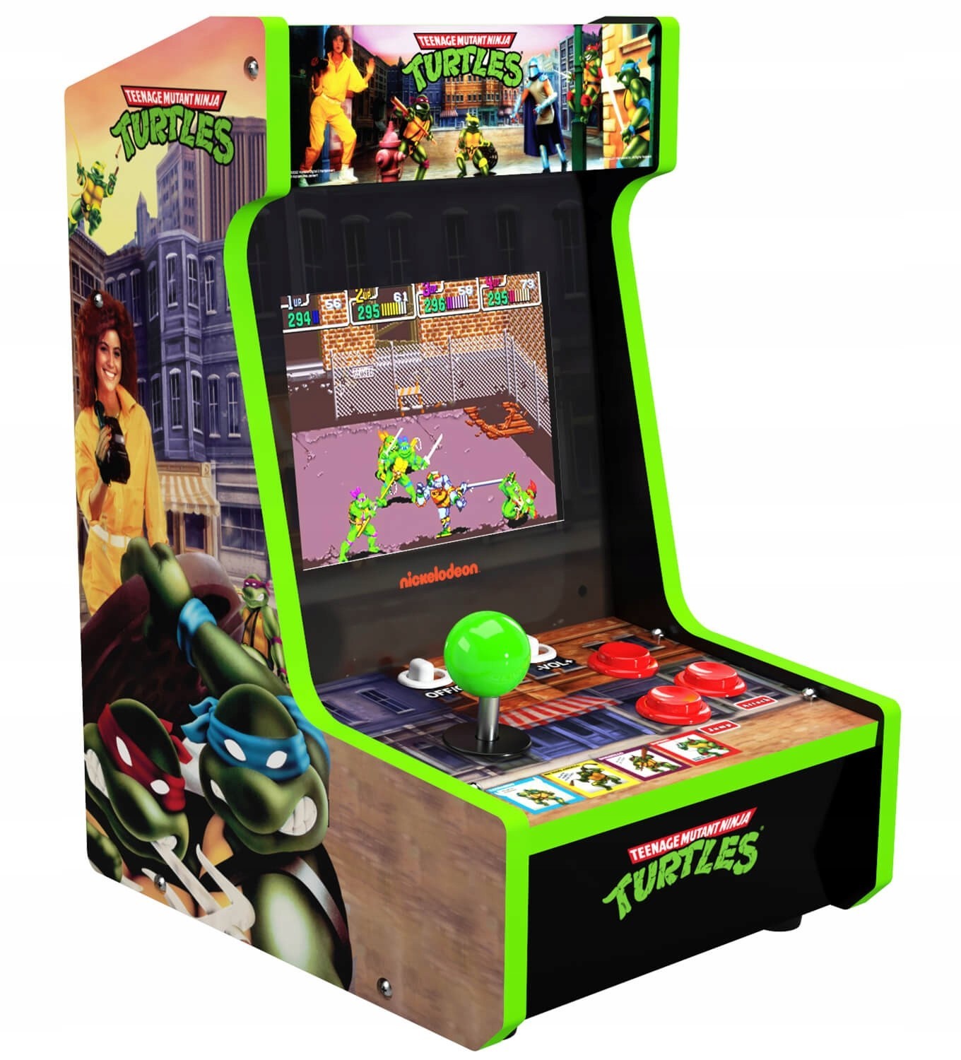 Arcade1UP Stojący Automat Żółwie Ninja 2w1