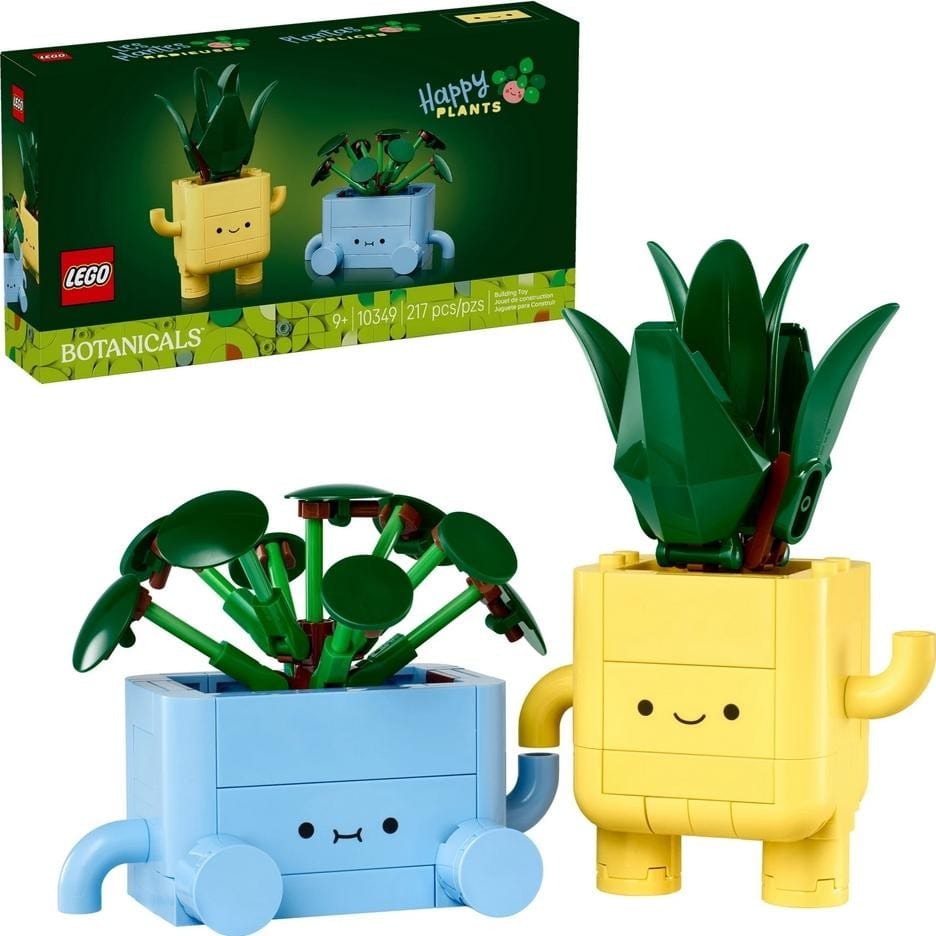 Klocki konstrukcyjne LEGO Botanicals 10349 Wesołe Roślinki