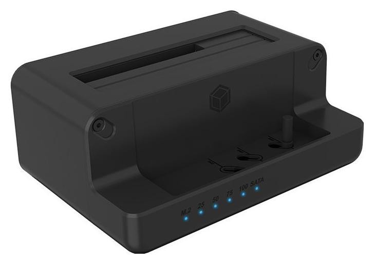 Obudowa do dysków twardych Icy Box M.2 NVMe SSD & 2,5''/3,5'' SATA SSD/HDD