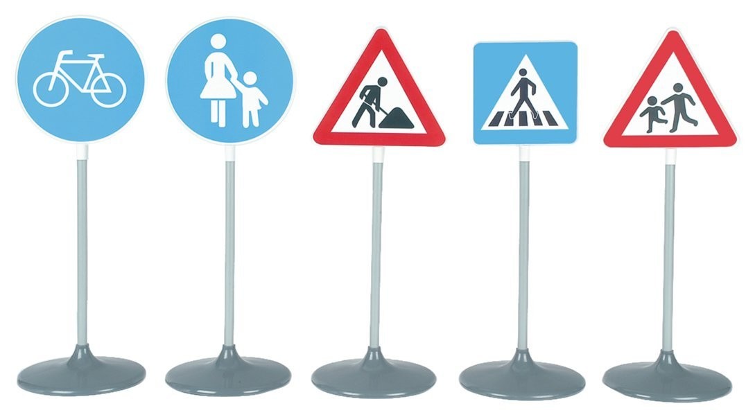 Zestaw Klein Znaki drogowe duże zestaw 5szt. II 2993