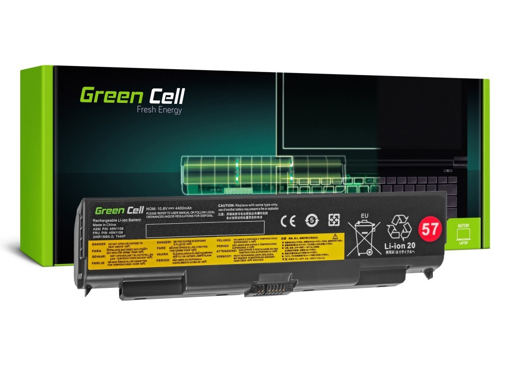 Zamiennik Green Cell do Lenovo ThinkPad T440P T540P W540 W541 L440 L540 10.8V 4400mAh