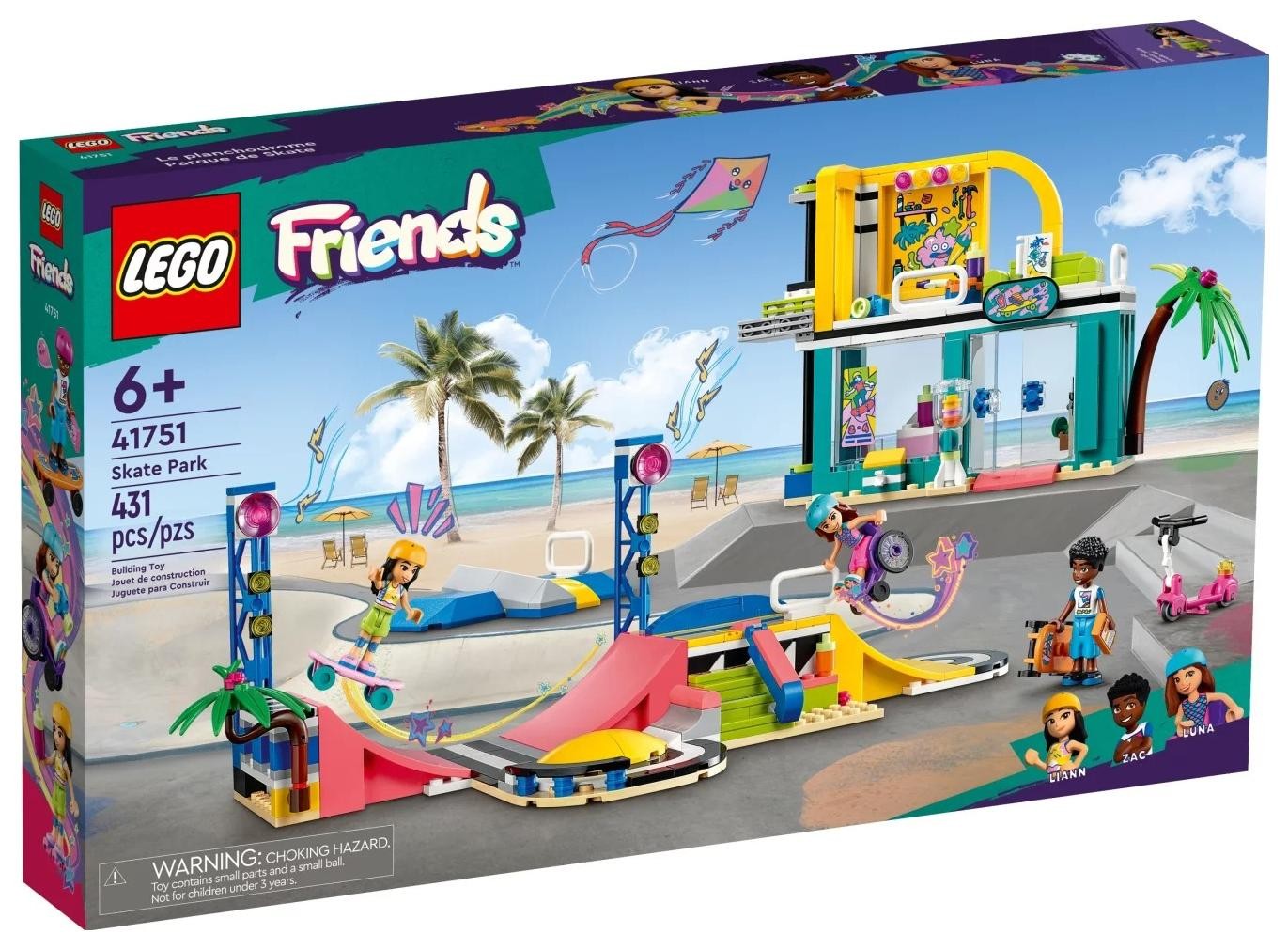 Klocki konstrukcyjne LEGO Friends 41751 Skatepark