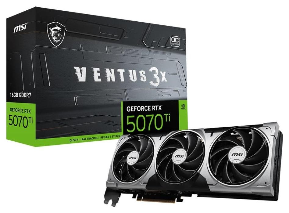 MSI GeForce RTX 5070 Ti VENTUS 3X OC 16GB DLSS 4