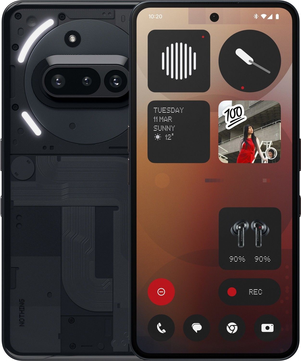 Nothing Phone (3a) 8/128GB Czarny