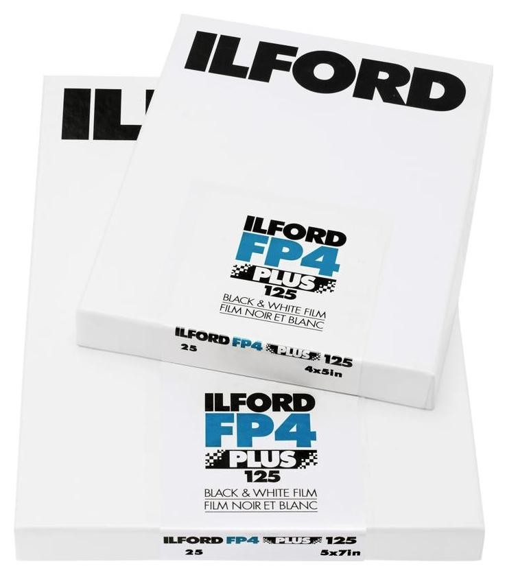 Negatyw Ilford FP4 Plus 4x5 25