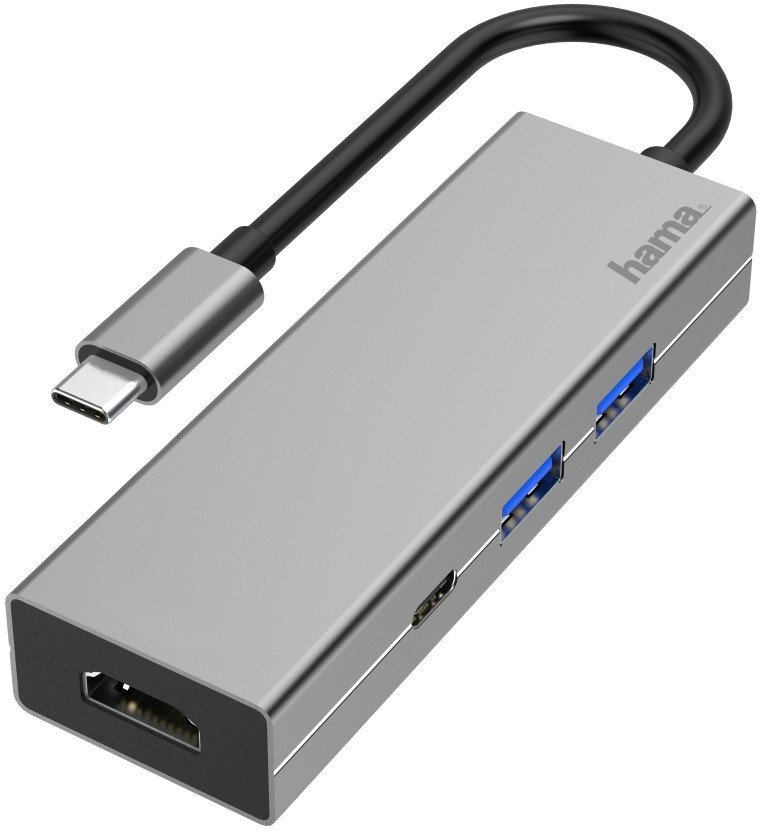 Hama Hub Muliport USB-C 2xUSB-A 3.2/ 1xUSB-C/ 1xHDMI