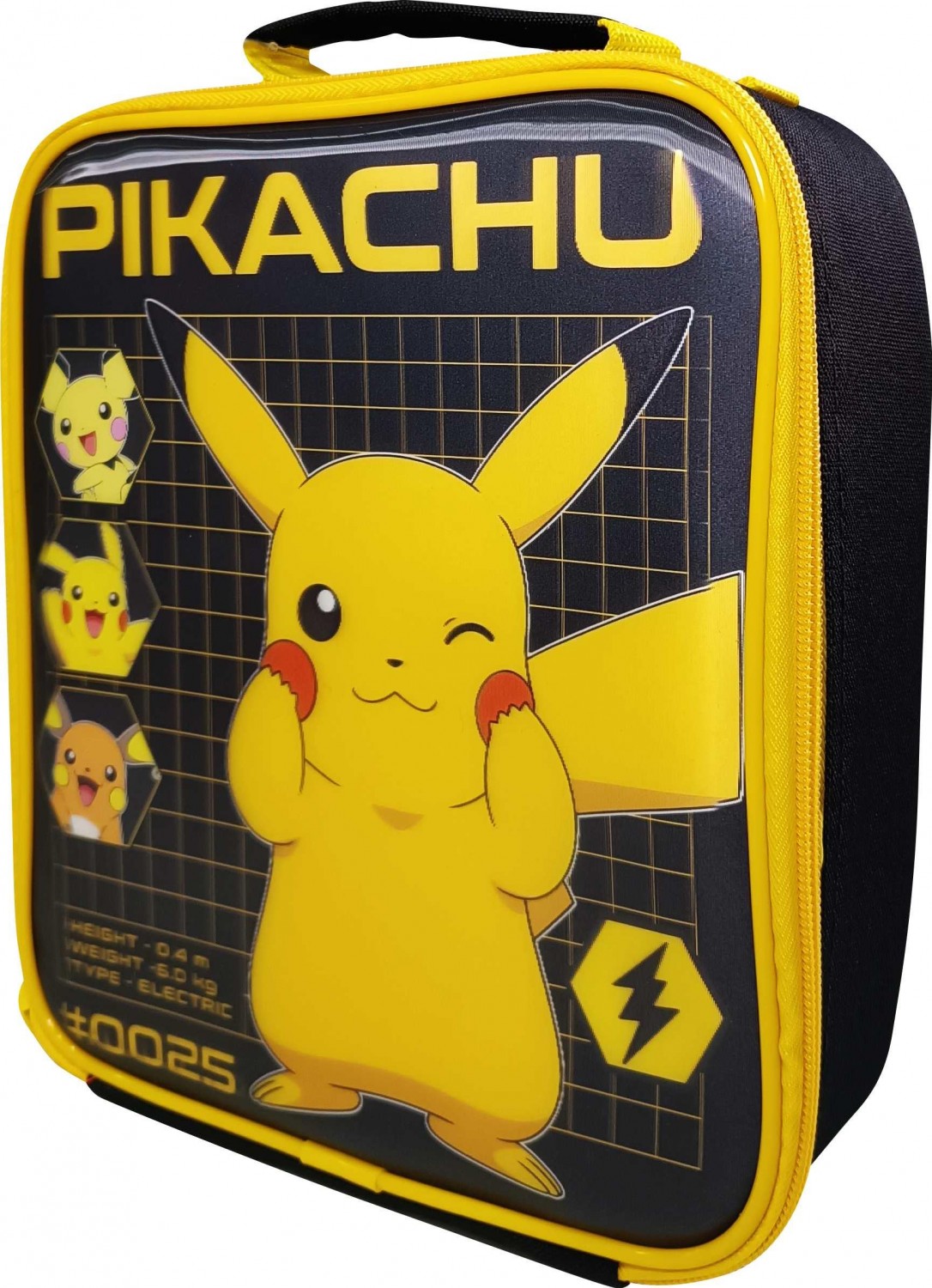 Torba śniadaniowa Pokemon Pikachu PK00023 czarno-żółty
