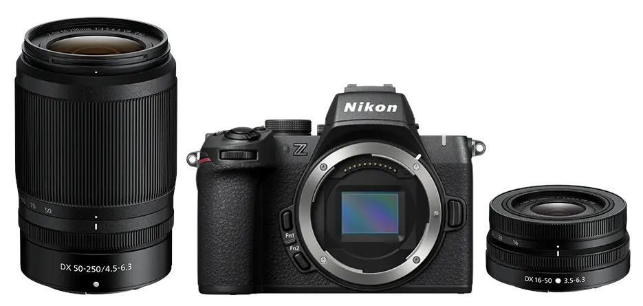Nikon Z 50II + 16-50mm VR + 50-250mm VR