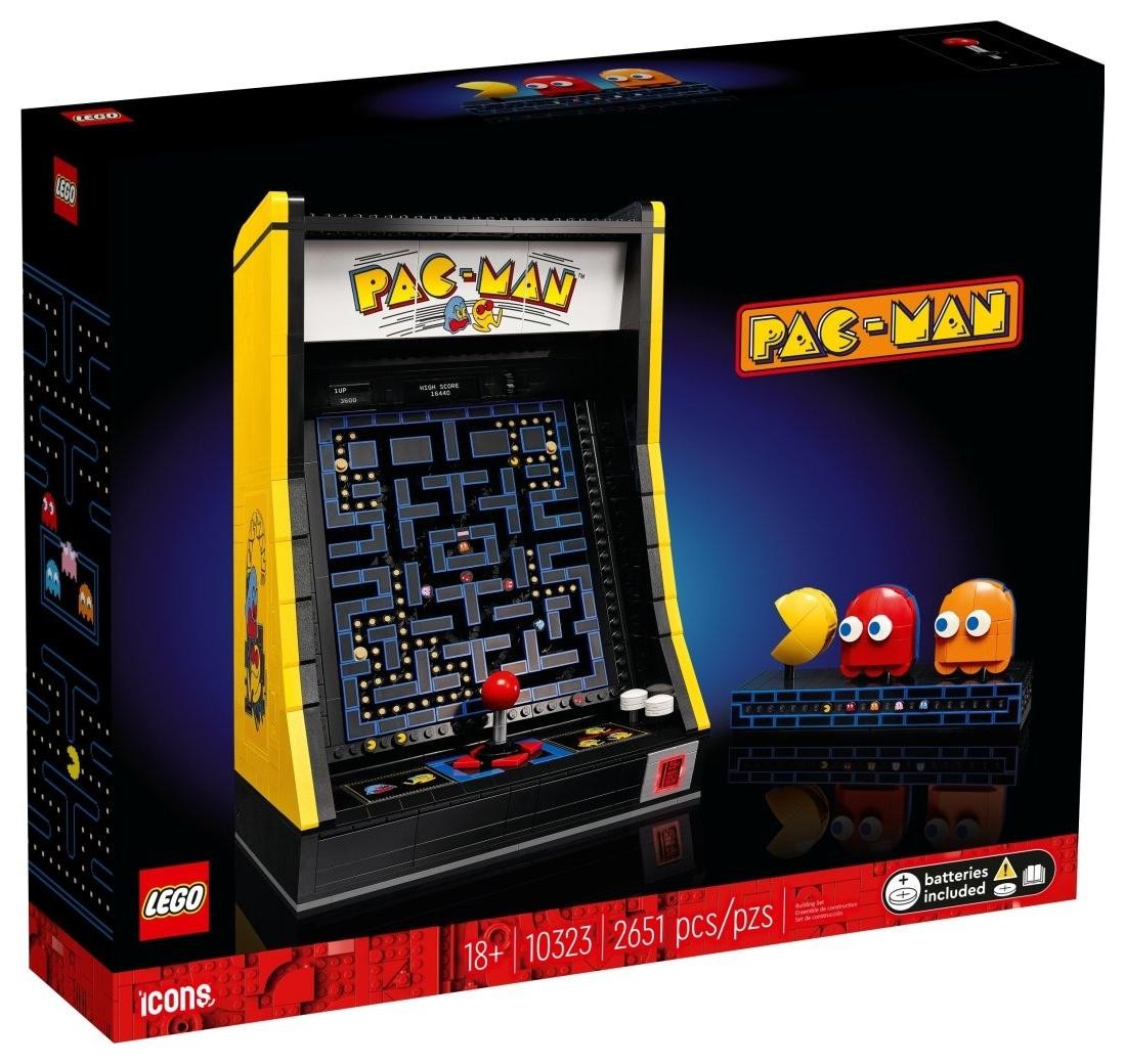 Klocki konstrukcyjne LEGO Icons 10323 Automat do gry Pac-Man