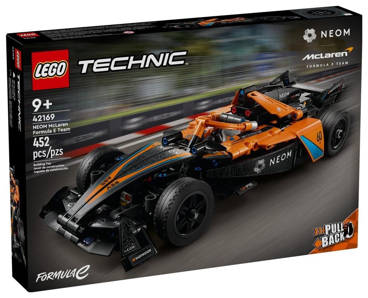 Klocki konstrukcyjne LEGO Technic 42169 Neom Mclaren Formula E Race Car