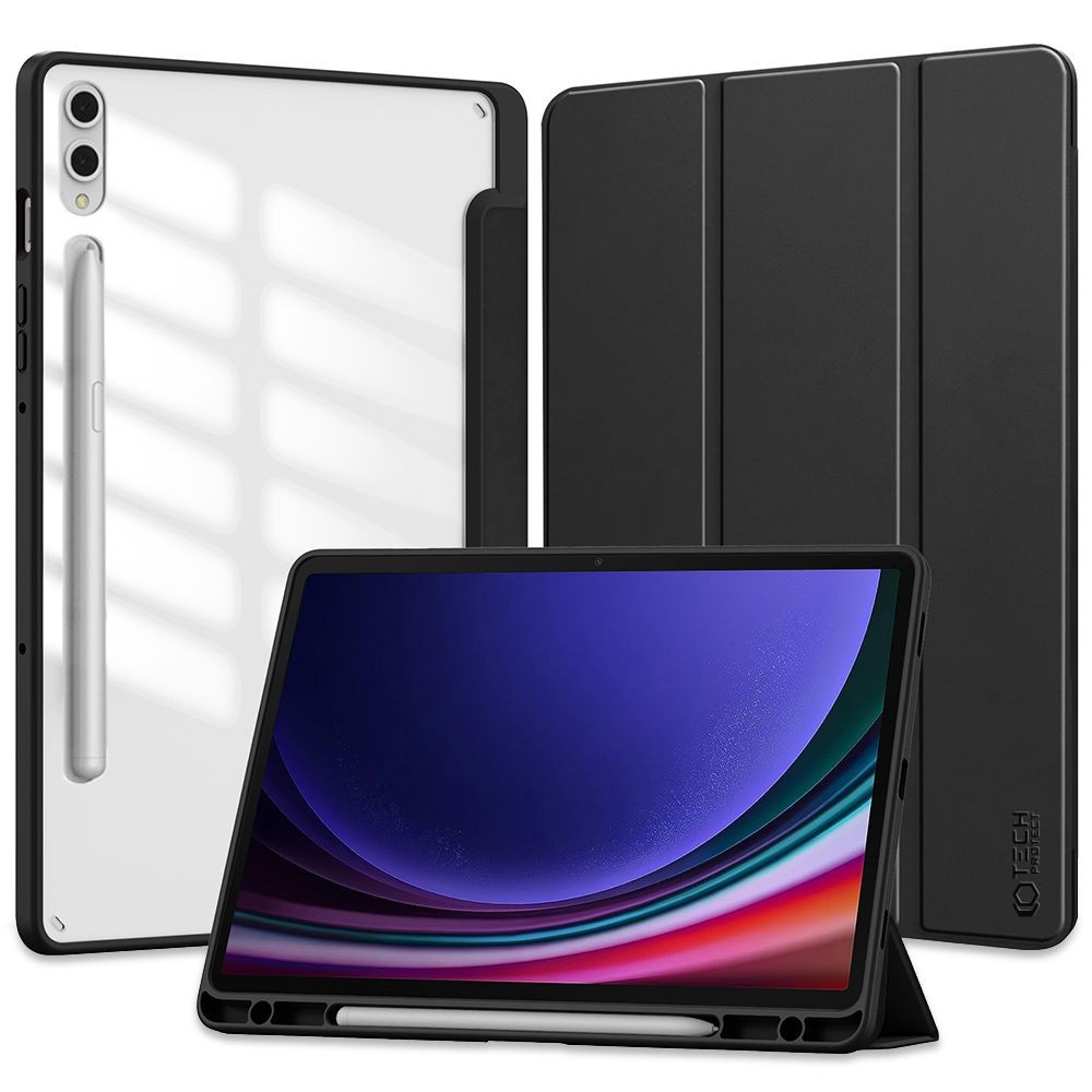 Etui z klapką Tech-Protect Sc Pen Hybrid Galaxy TAB S9+ PLUS / S10+ PLUS 12.4 X810 / X816B / X826B czarny