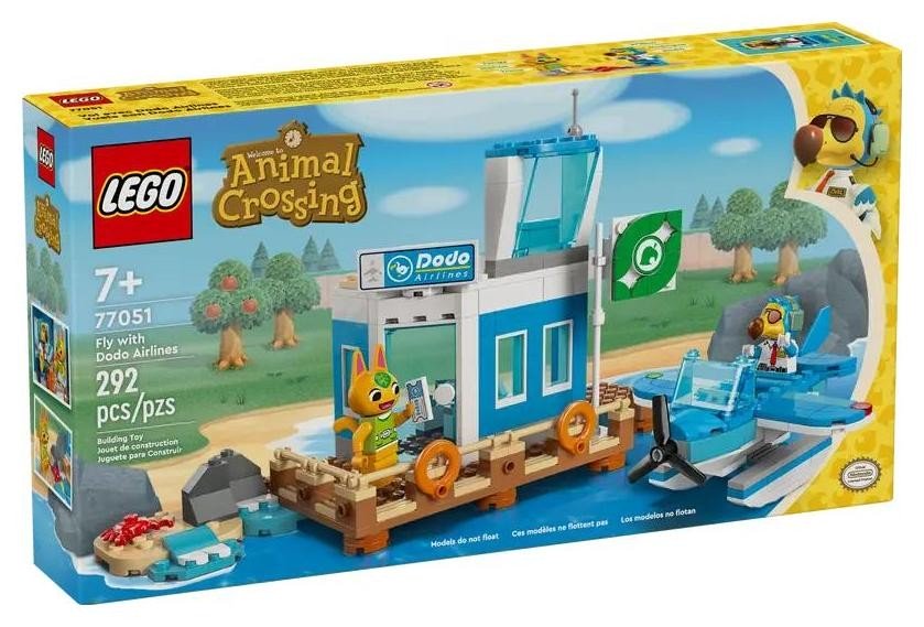 Klocki konstrukcyjne LEGO Animal Crossing 77051 Lot z Dodo Airlines