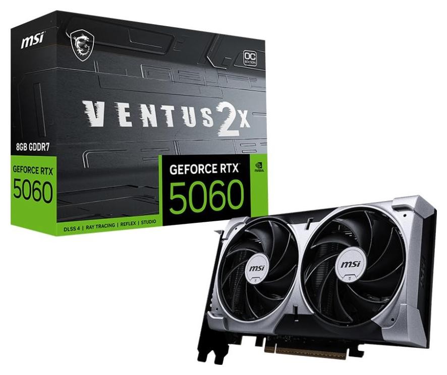 MSI GeForce RTX 5060 8GB VENTUS 2X OC DLSS 4