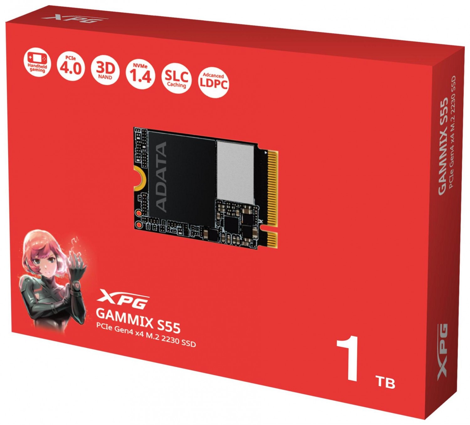 Adata XPG Gammix S55 M.2 NVMe PCIe4x4 1TB (2230)