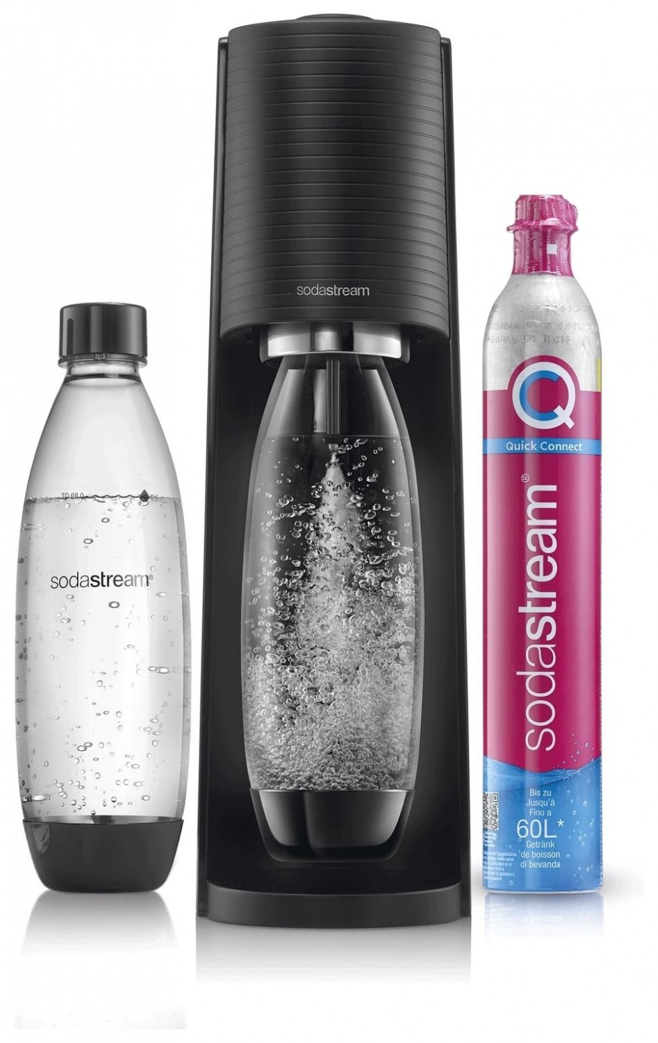 SodaStream Terra czarny 2 butelki