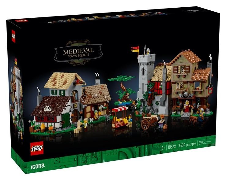 Klocki konstrukcyjne LEGO Icons 10332 Średniowieczny plac miejski