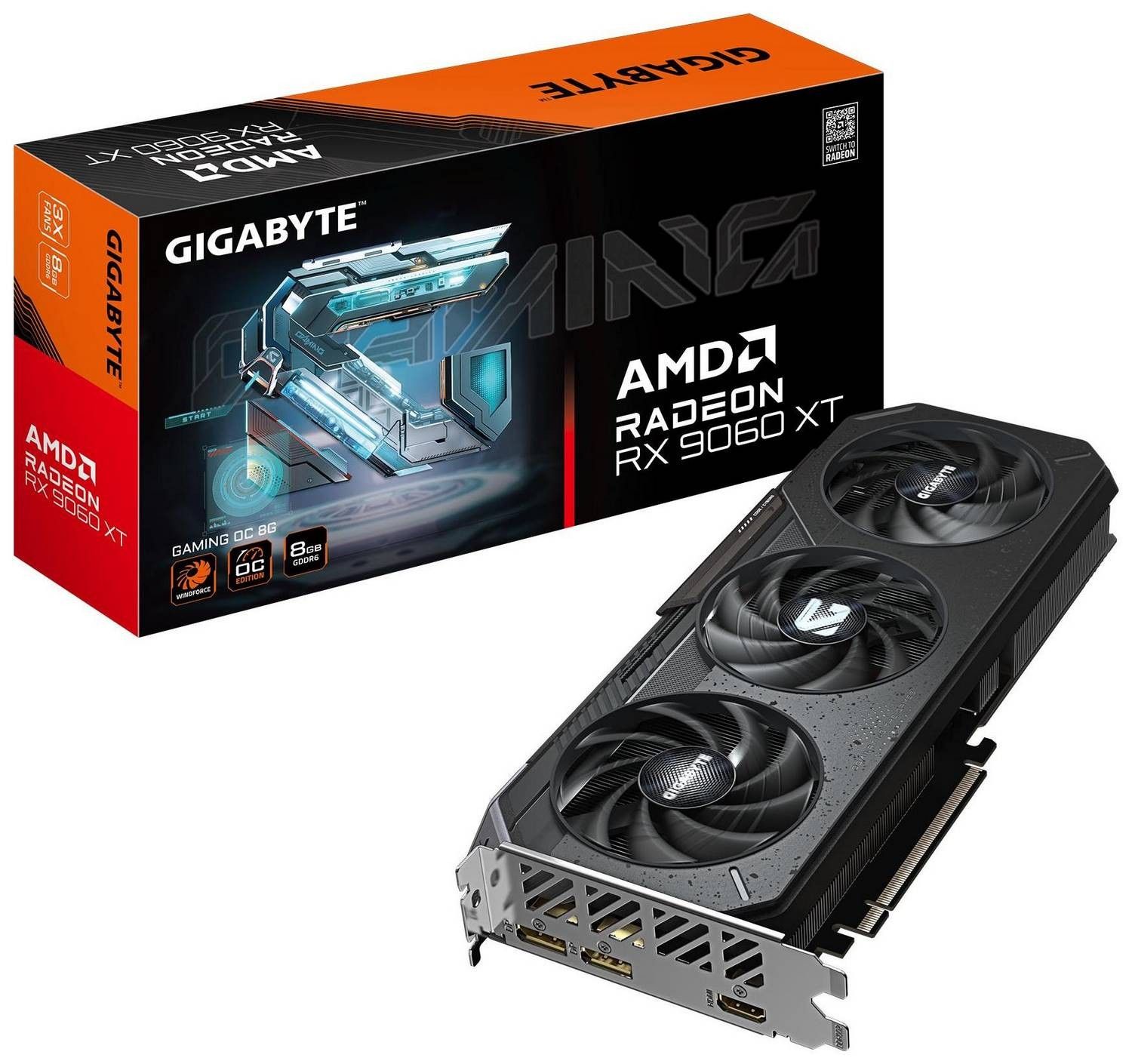 Gigabyte Radeon RX 9060 XT GAMING 8GB OC