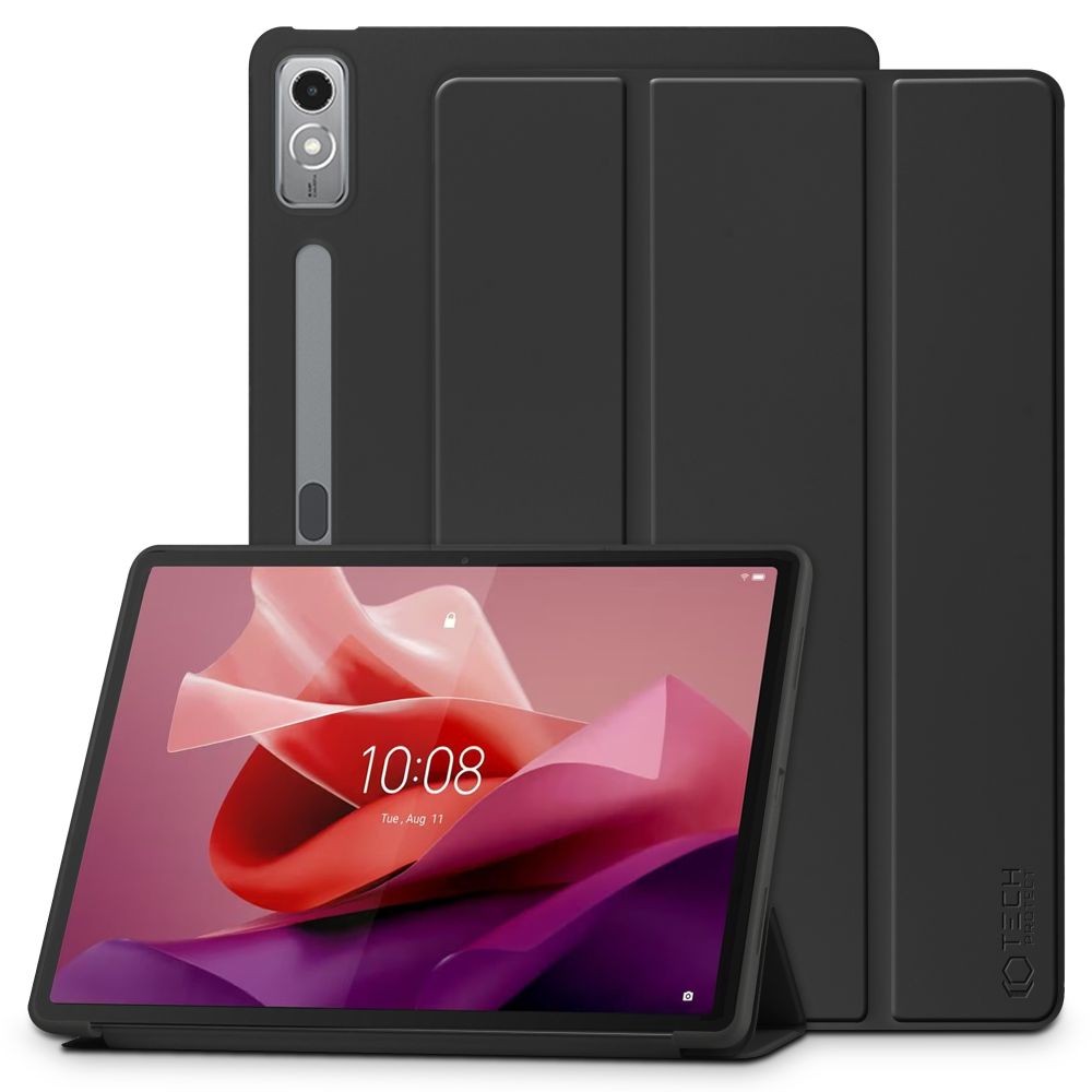 Etui z klapką Tech-Protect Smartcase do Lenovo Tab P12 12.7 TB-370 czarny