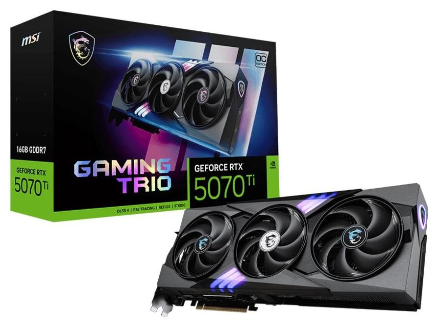 MSI GeForce RTX 5070 Ti GAMING TRIO OC 16GB DLSS 4