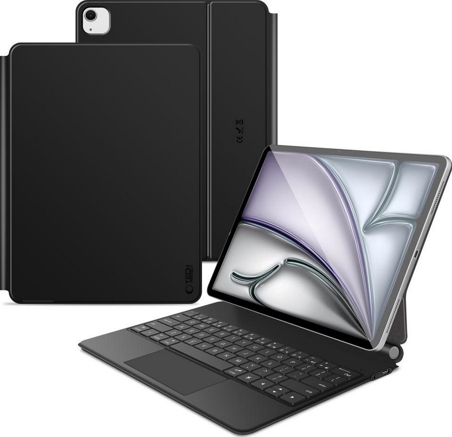 Tech-protect SC Magnetic + KB do iPad PRO 12.9” 4 / 5 / 6 / 2020-2022 / AIR 13” 1 / 2 / 2024-2025 czarny