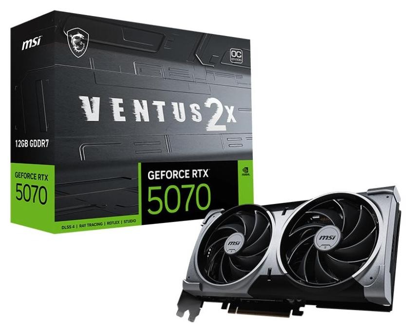MSI GeForce RTX 5070 VENTUS 2X OC 12GB DLSS 4