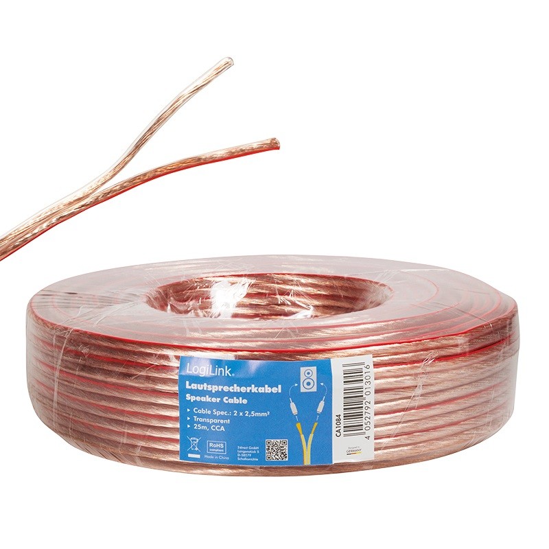 LogiLink audio 25.0m 50x0.25mm