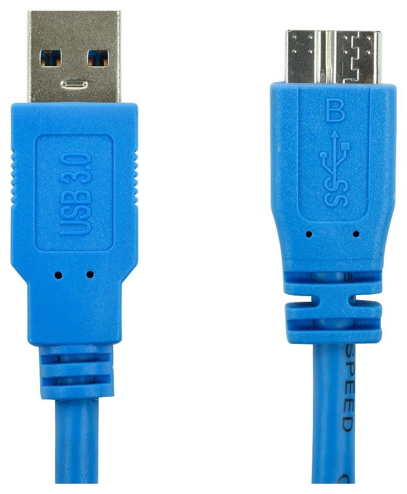 Accura micro USB 0.5m niebieski