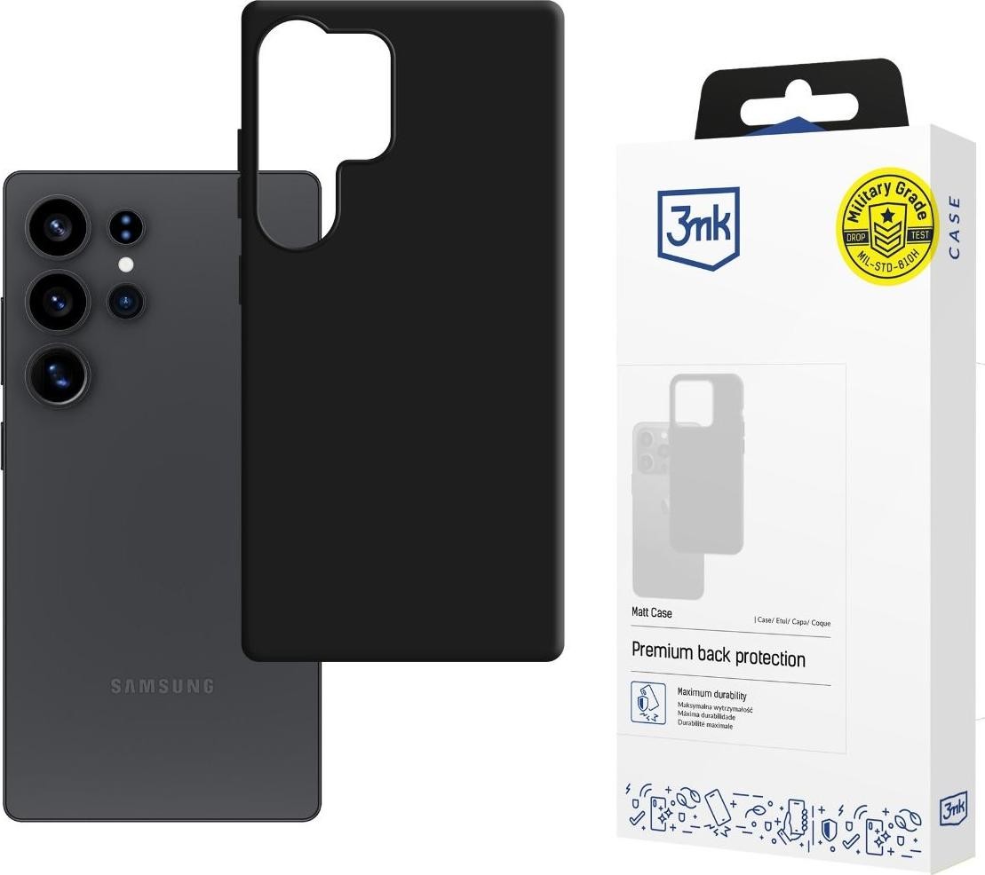 Etui typu plecki 3mk Matt Case Samsung Galaxy S25 Ultra