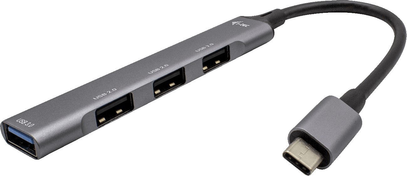 i-tec USB-C Metal HUB Mini 4 porty USB 1x USB 3.0 + 3x USB 2.0