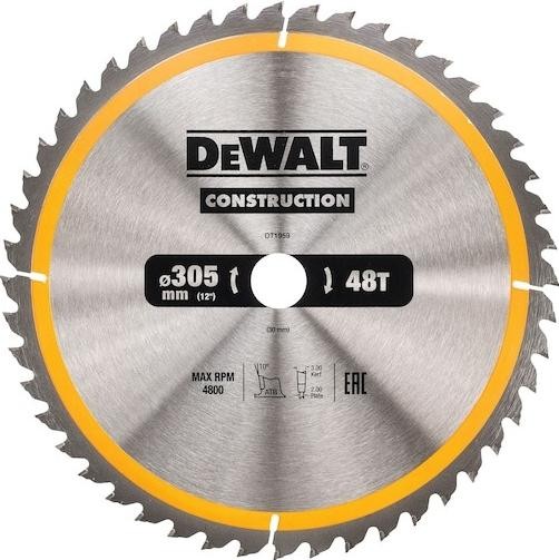 DeWALT DT1959 HM 305x30mm +10 pierśc. 25.4